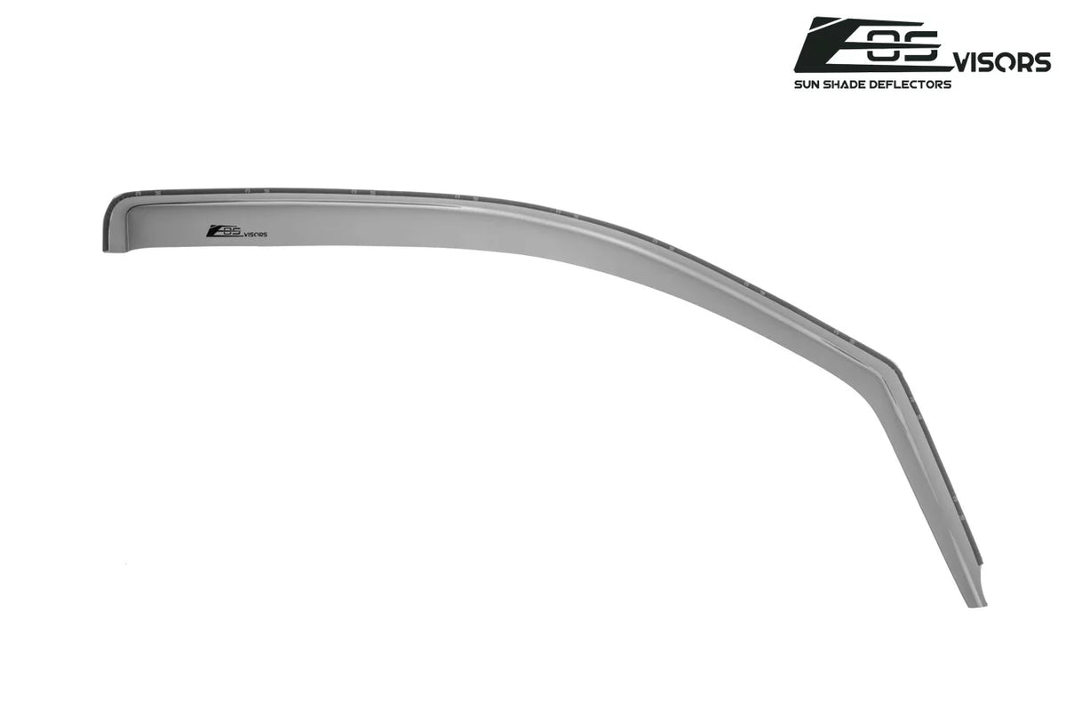 Store Deflectors Chevrolet | IN-CHANNEL ALL TINTED Side Fits 2014-2018 Visors Extreme SMOKE Silverado Online Window Guards Crew 1500 Style Models Vents EOS Rain Cab