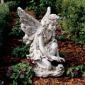 Sculpture 17" Flower Gallery Fairy Statue Home Design Figurine Magical Garden Toscano