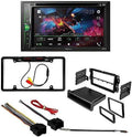 W/ Camera/Installation Double Touchscreen Digital Pioneer Chevrolet AVH-241EX DIN 6.2" HD KIT4774 Car Stereo Silverado Bluetooth/Backup Bundle with for Media Kit/in-Dash DVD/CD 2014 AM/FM Receiver
