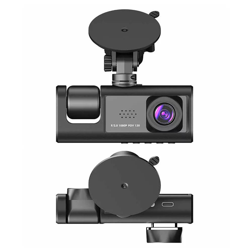 Clear Auto Car Safety Cam Camera with 3 Driving Recorder ammoon Video WiFi, Dash for