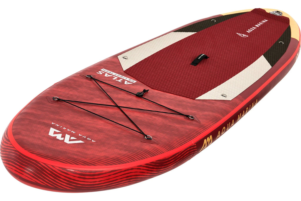 & SUP Safety ATLAS Inflatable - including Board Paddle Package, Paddle, Up 12'0" Stand Pump Harness Marina Carry Aqua Fin, - Bag,