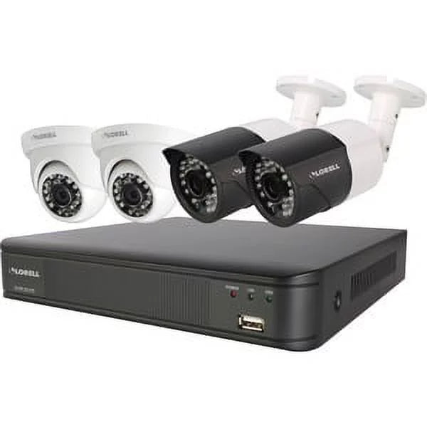 Security System Recorder, Digital Weatherproof Lorell 5 Megapixel Camera Video