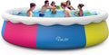 and *35in Cover, 15ft Include Blue 7 Ground Pump, Filter Inflatable Cloth Track Swimming Pool