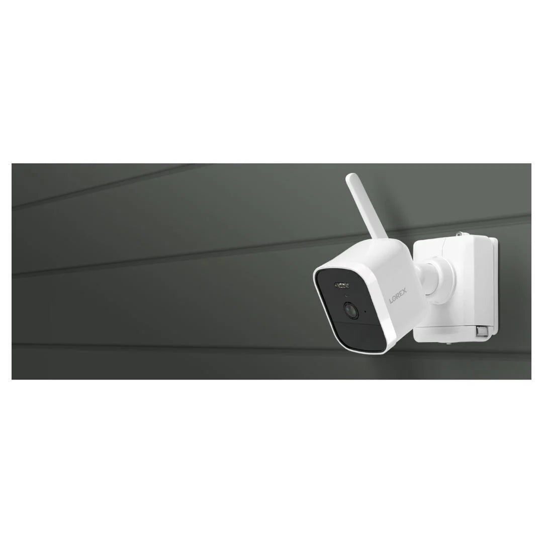 Battery-Operated (4) Lorex (White) Cameras NVR Four System with 4K
