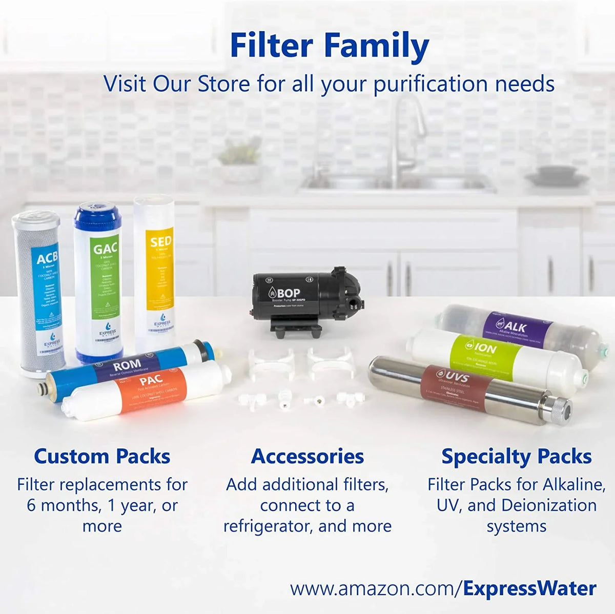 Countertop And Filter Filters Osmosis 7 Reverse Set Filter 100 GDP Quick Carbon 1 Replacement Filter Membrane 1?4” Filters Connect Cartridges Year Sediment Set RO System