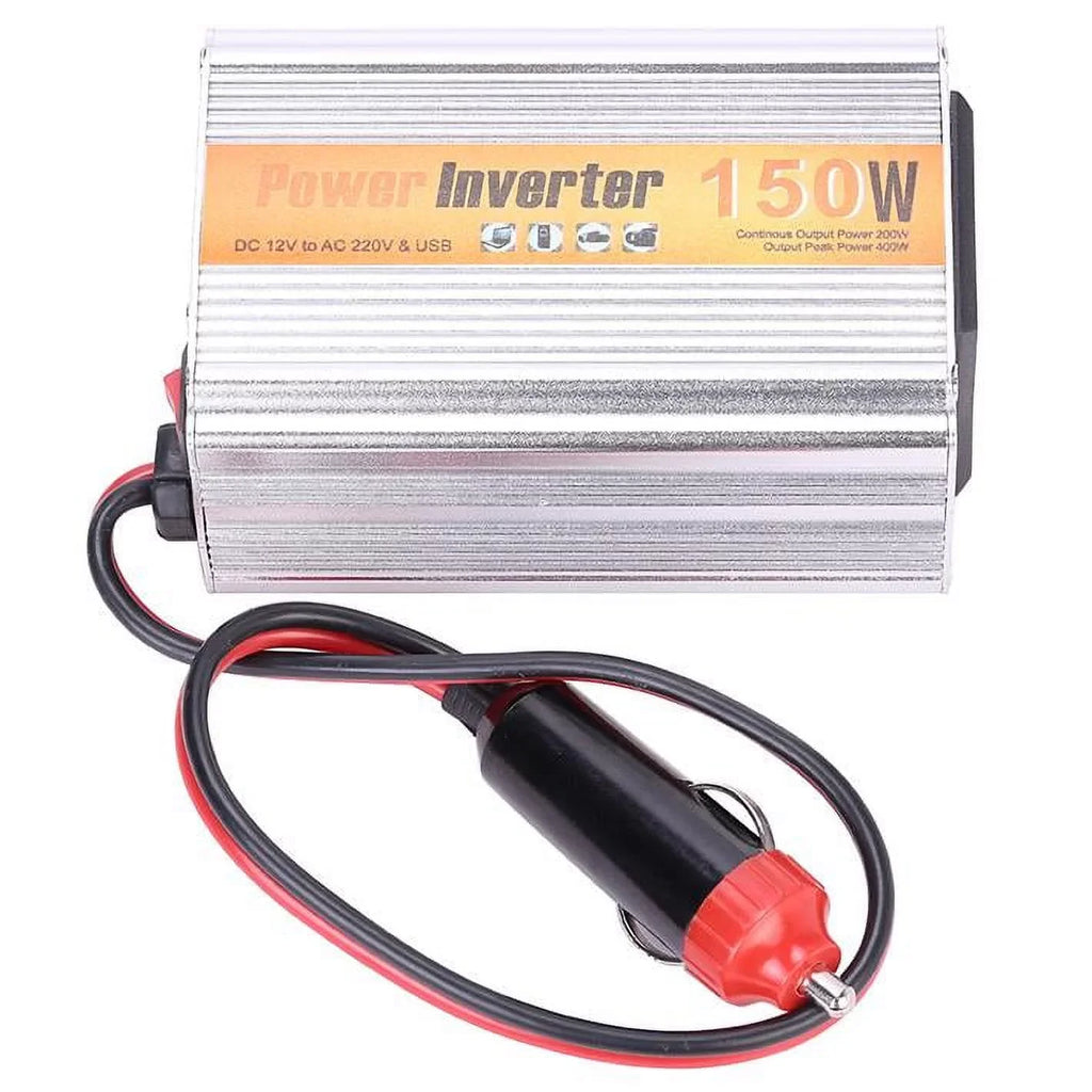 110V AC Socket Inverter Protection Cooling Charger to Fan/Overload Car Adapter Power DC 150W USB w/ Universal 12V