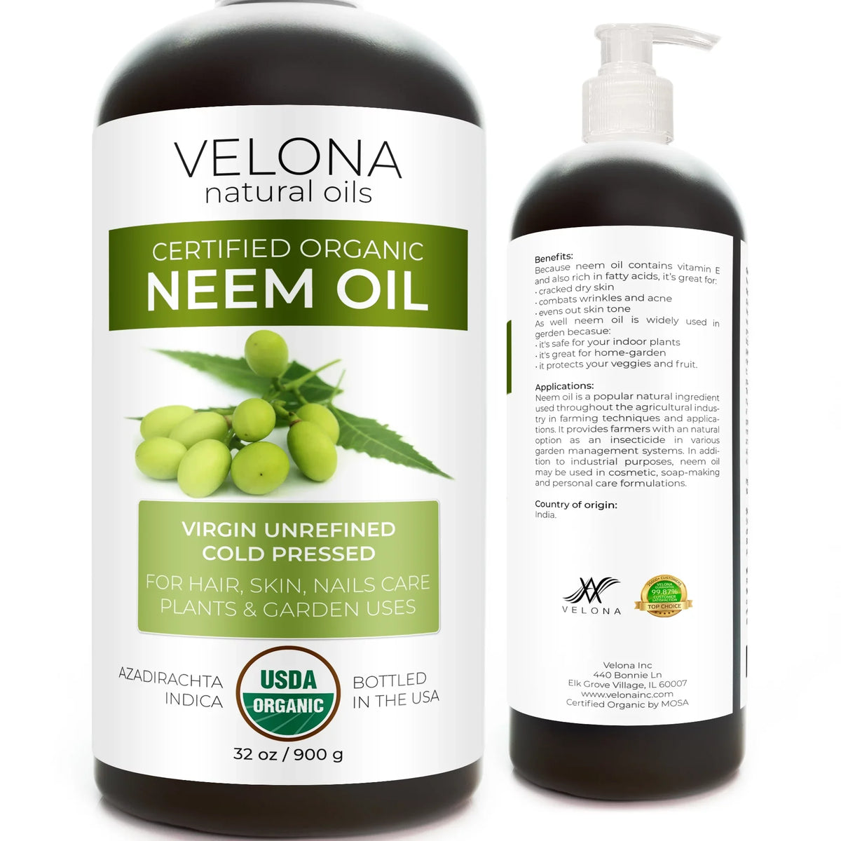 Certified Oil Velona Pressed oz Use Virgin, Care Unrefined, Cold Results - | | Hair, - Carrier Neem Today and Skin | Organic | 100% Natural Enjoy Oil Pure 32 USDA Body and