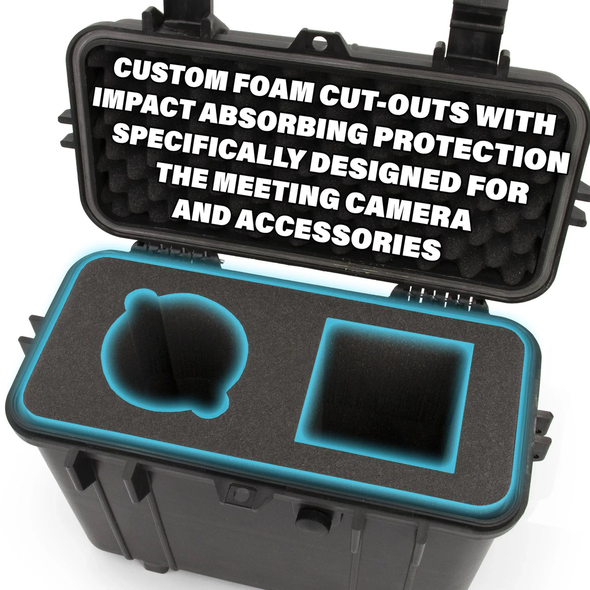 and Meeting CASEMATIX - Accessories Waterproof Conference Case Case Video Owl Owl Fits 360 Only Camera Pro Camera