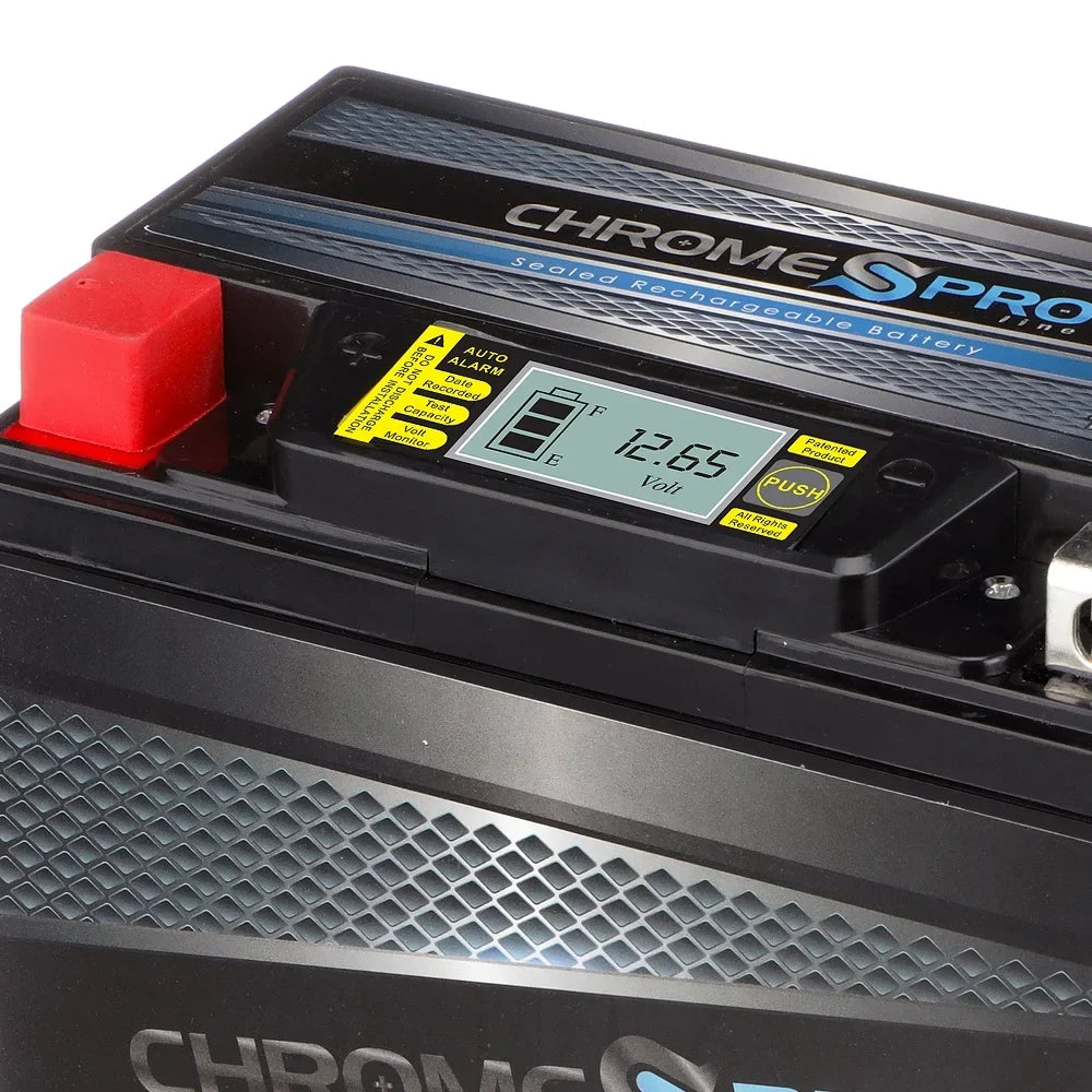 Chrome For 2002 S Honda Foreman Pro Battery Igel Ytx14-Bs Atv Fourtrax Trx450 Es 450Cc Battery