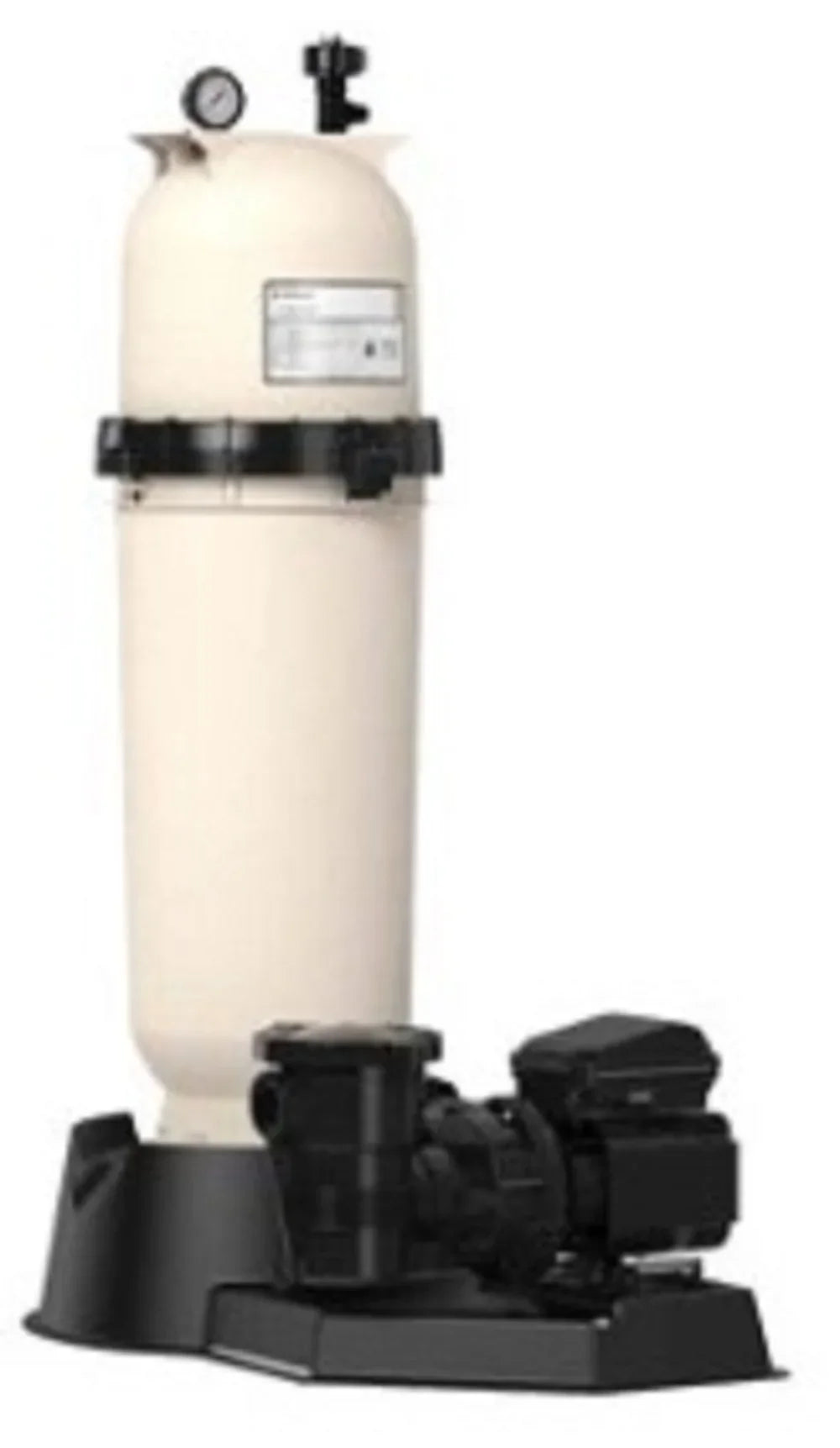 Pump Filter AG 100SqFt Pool Cartridge w/ 1hp Pentair EC-PNCC0100OE1160 CC100