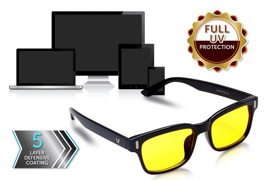 Yellow Screen (Unisex) Glasses Computer Savior Retro