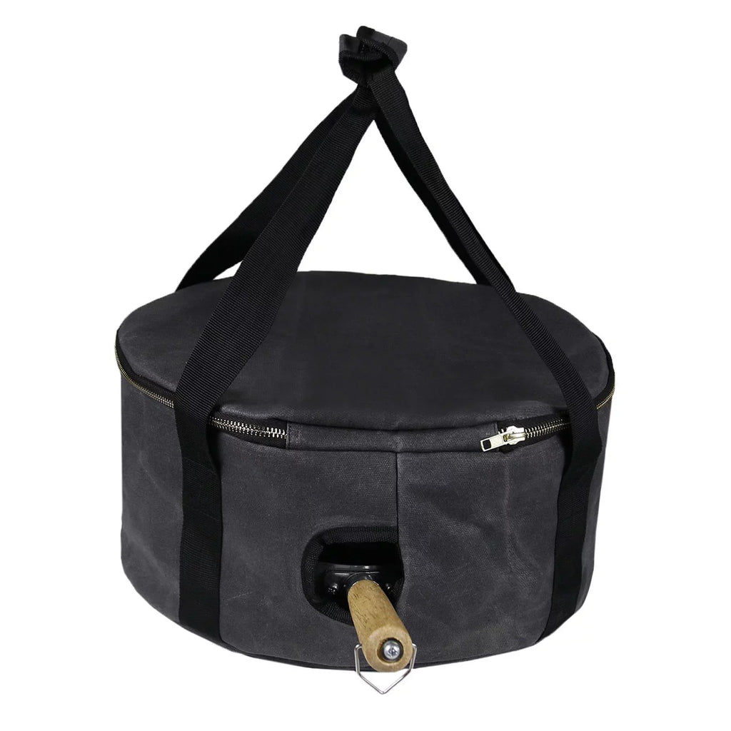 for Dutch Durable Handbag Multipurpose Bag Carry Cookware Bag - Activities Container Gray Storage BBQ Oven Camping Accessories ,Outdoor ,Fishing 12"
