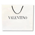 Packaging Bag Gift Designer Shopping Paper Logo White Large Valentino