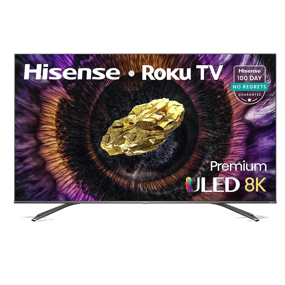 75" with Bracket 2.0 with Soundbar, Surge TV Vision Bundle 8K Dot Mount 60W Bundle Smart Wall 75U800GR 2021 Dolby 37"-100" TV Deco Hisense and Roku Home Adapter Quantum 6-Outlet Premium Channel ULED