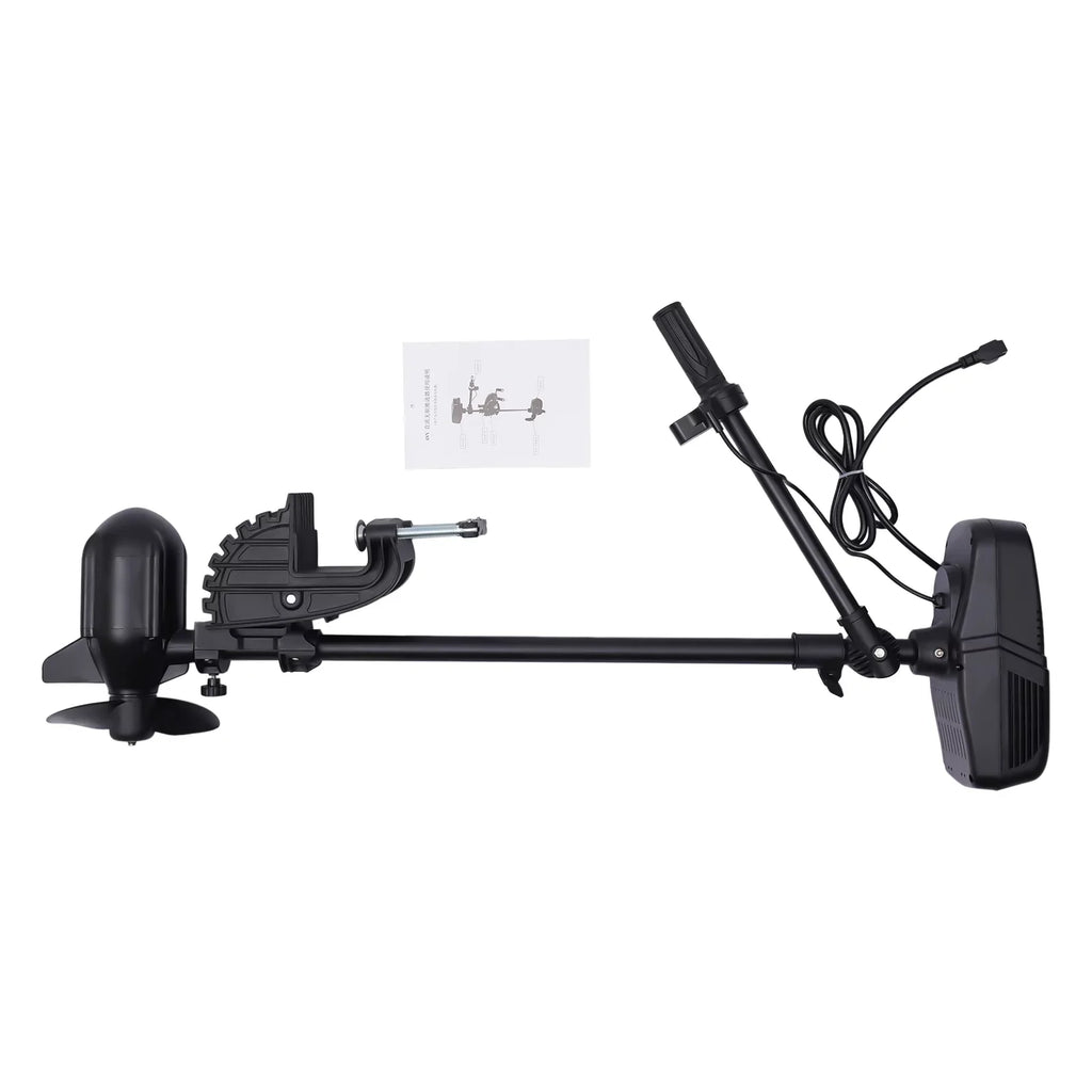 Engine Brushless LED 2300RPM Display Motor Outboard Fishing Aiqidi Trolling Motor Rotatable 1400W Electric Motor Boat 360° 48V