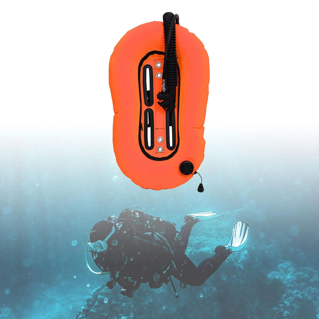 Wing Snorkeling Diving Scuba Tank yotijar BCD Freediving Donut Diving Single for Set Orange