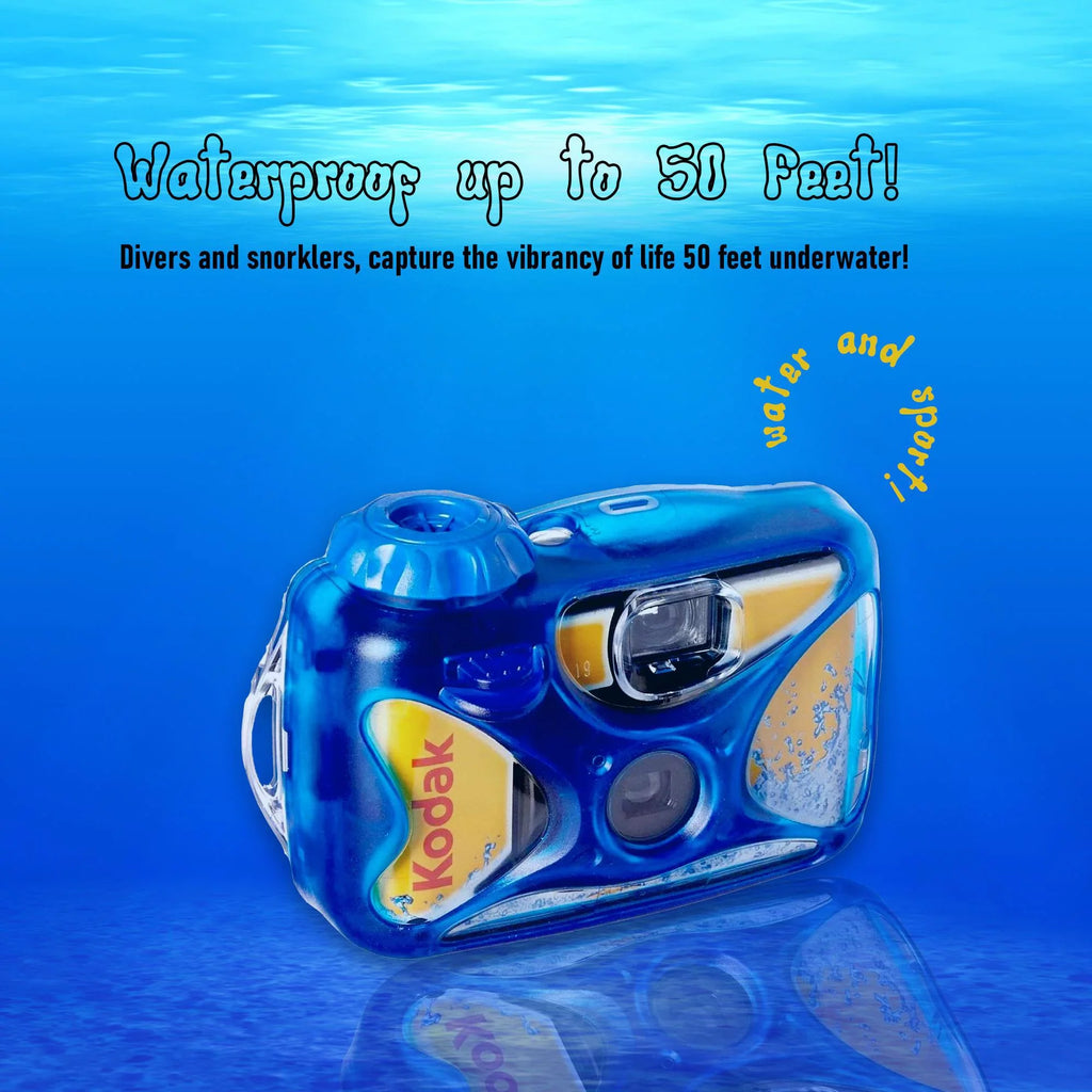 and Sport Kodak Waterproof Use Pack With Strap 2 Camera Floating Single Cloth