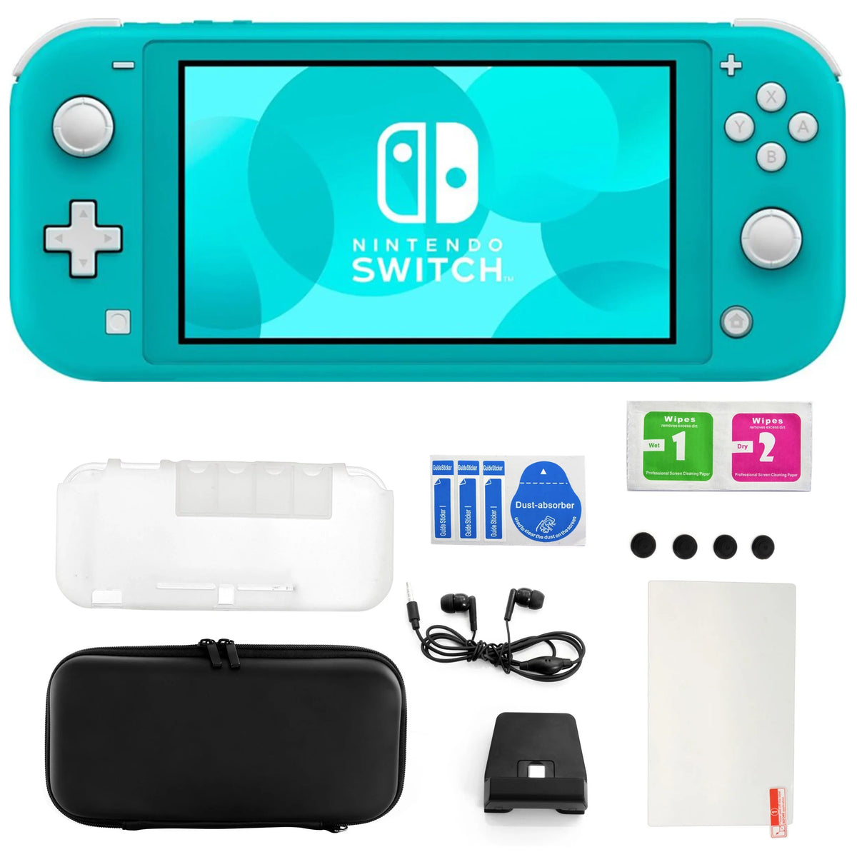 Kit Turquoise Lite 11 in with Accessories Switch 1 Nintendo in