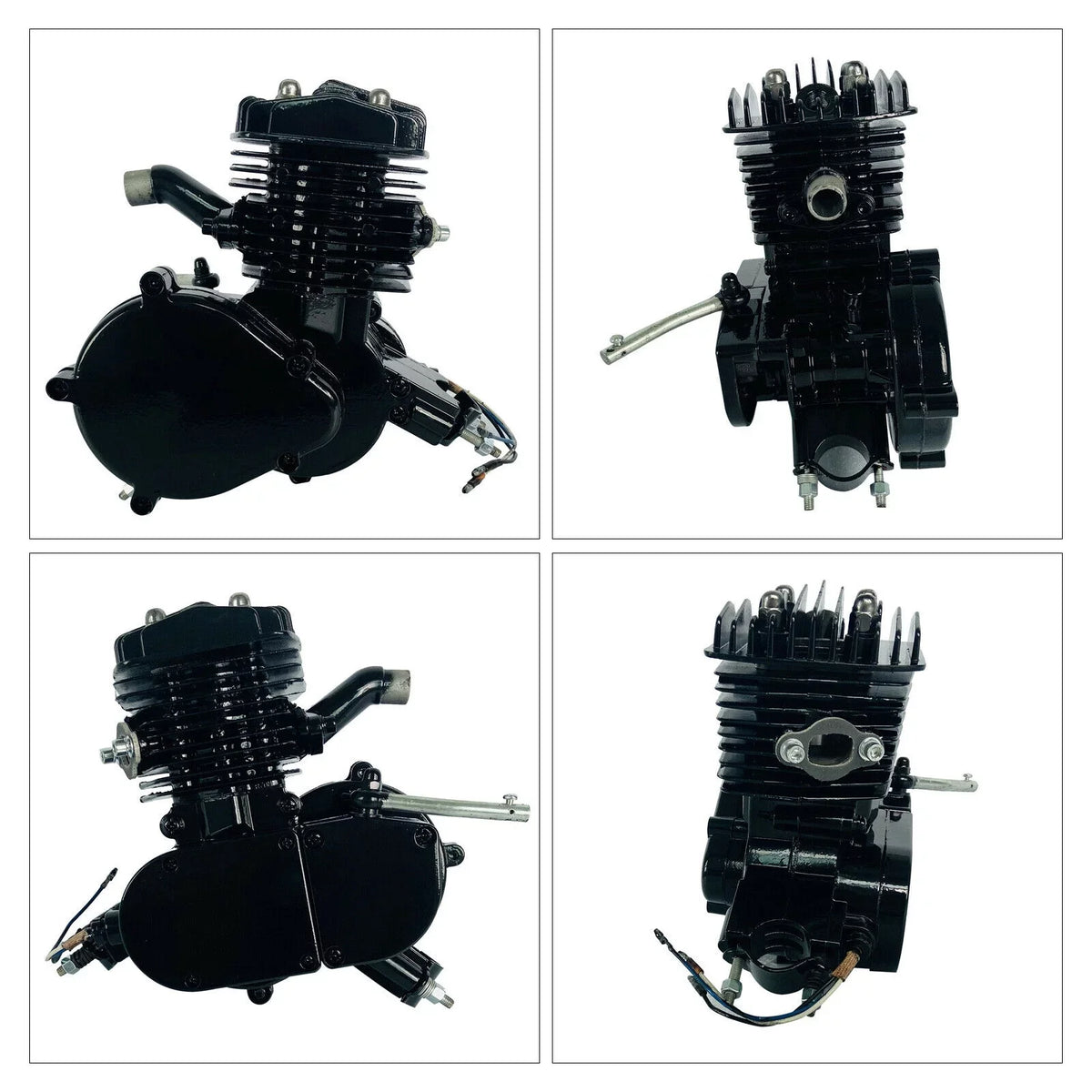 Petrol Motor 80CC Engine Single for 2.94KW 2-Stroke Start Motorized Bike Bicycle 6500r/min Cylinder Pull Engine Air-cooled Gas
