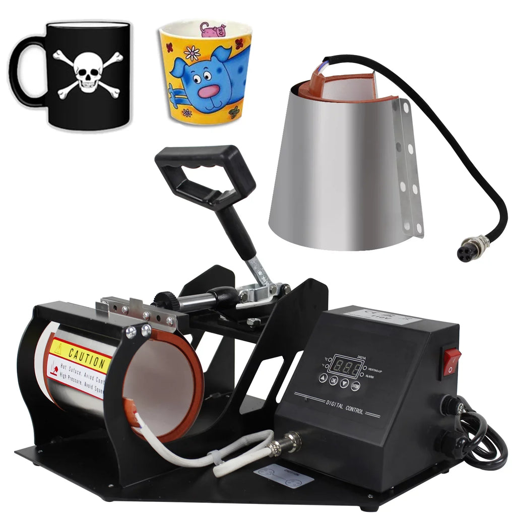 Transfer Coffee in Press 1 Mug Heat ZENSTYLE Cup 2 Digital Sublimation Machine