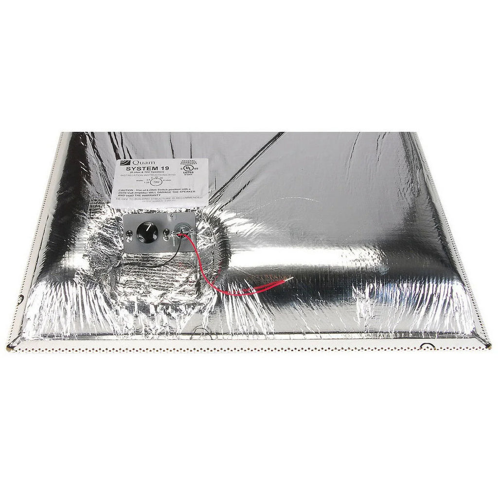 Tile 20W-70V SYSTEM 24" Speaker 19 Ceiling Lay-In 24" x Quam