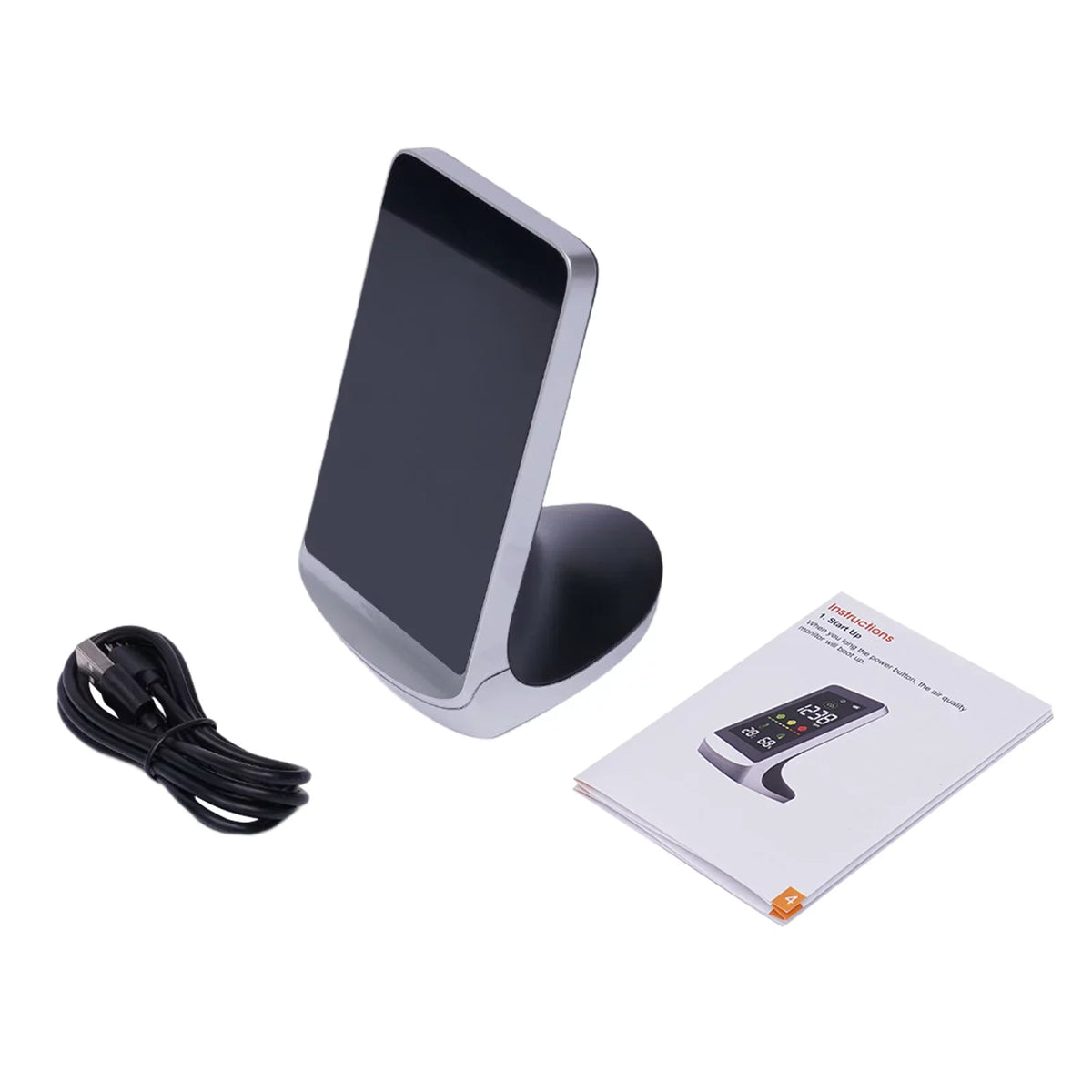 Humidity Indoor Air Miumaeov (White, Quality & for Monitor ) CO2, Temperature