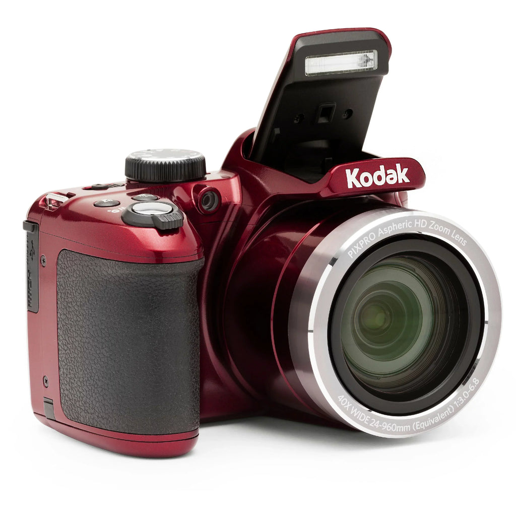 Digital 16MP AZ401 Bridge Zoom Camera Optical HD720p - PIXPRO video KODAK (Red) 40X