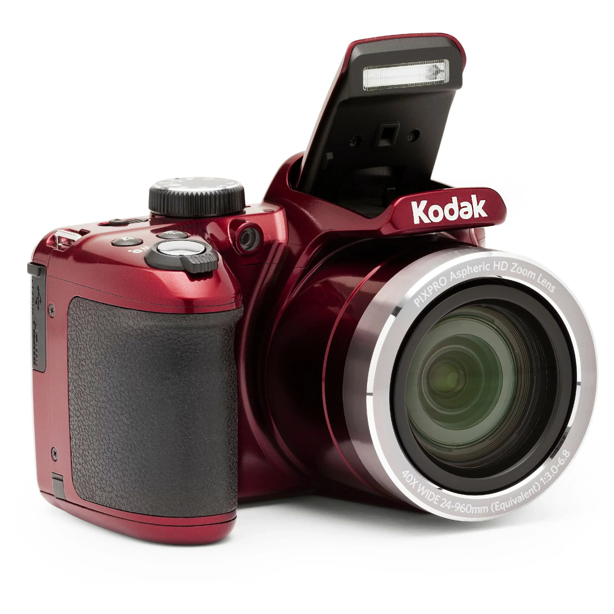 Digital 16MP AZ401 Bridge Zoom Camera Optical HD720p - PIXPRO video KODAK (Red) 40X