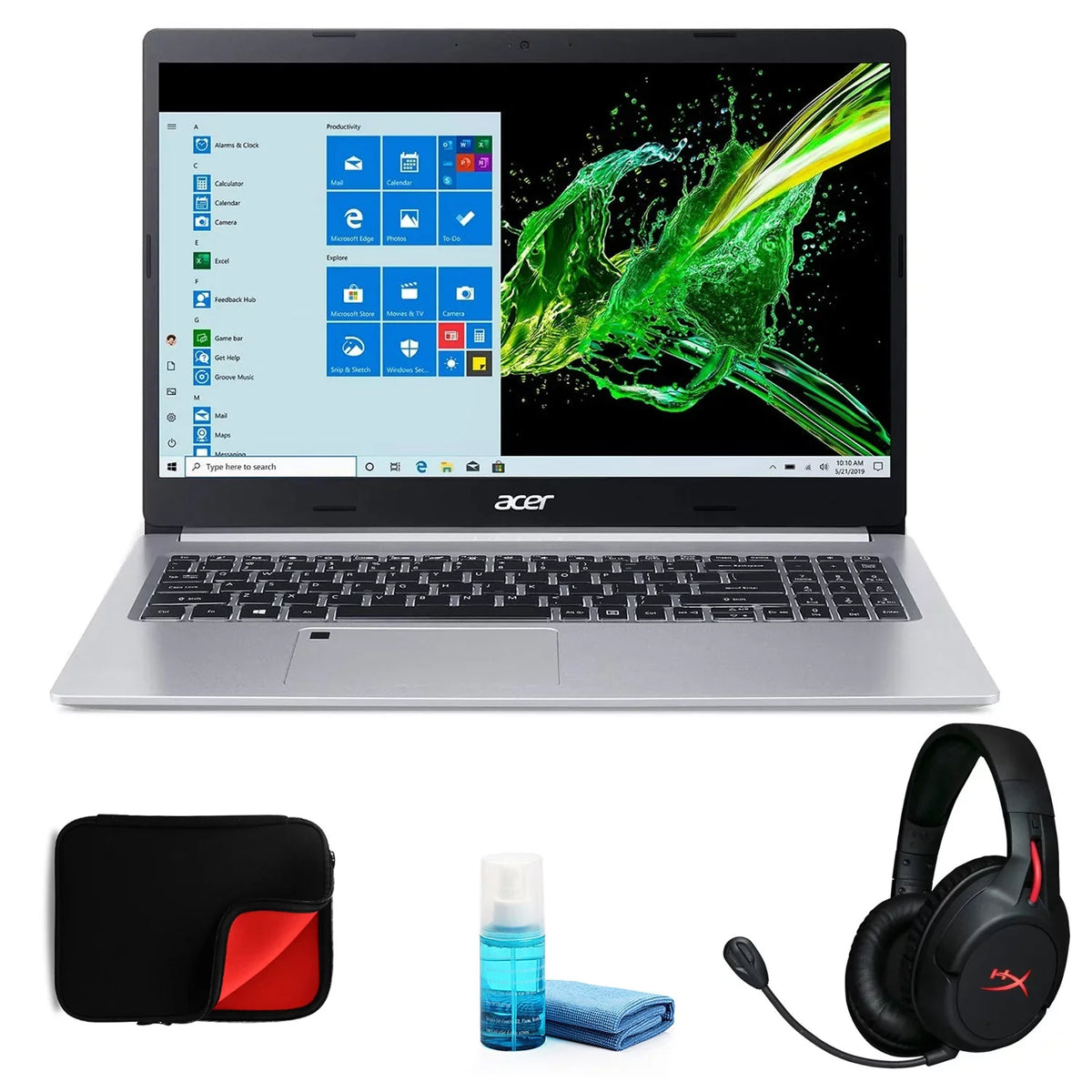15.6 - with More + 5 (A515-56-36UT) Inch Gaming Acer Headset Aspire Kit