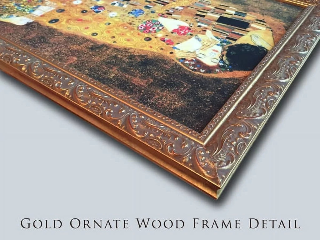 Framed Art Chinese God by Alexandre Gold Jacovleff A 24x18 Canvas Ornate Wood