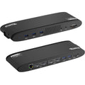 USB, 4, or Plugable Monitor, HDMI Ethernet, 2x 13-in-1 3 Displays 100W / C DisplayPort, Windows, (5x 4K with Compatible 2x Dual Station Reader USB-C Docking Charging, Mac, USB Card Thunderbolt SD Dual