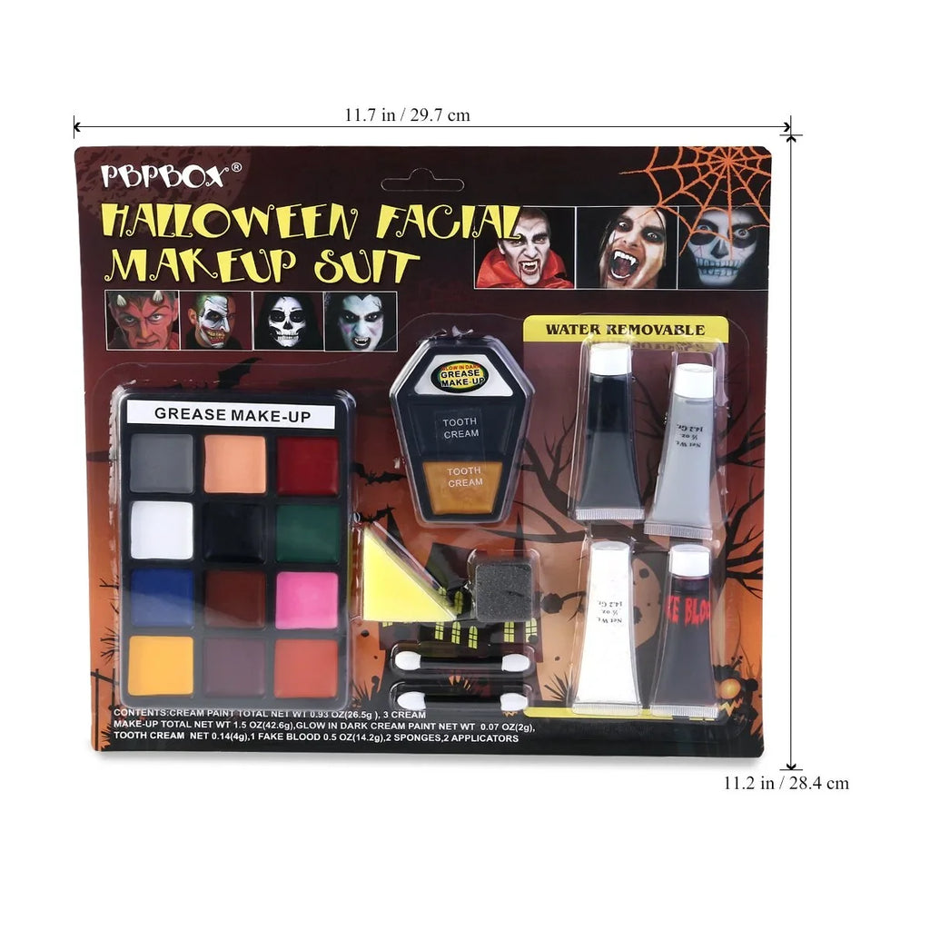 Paint Face Vampire Halloween Zombie Makeup Kit for PBPBOX