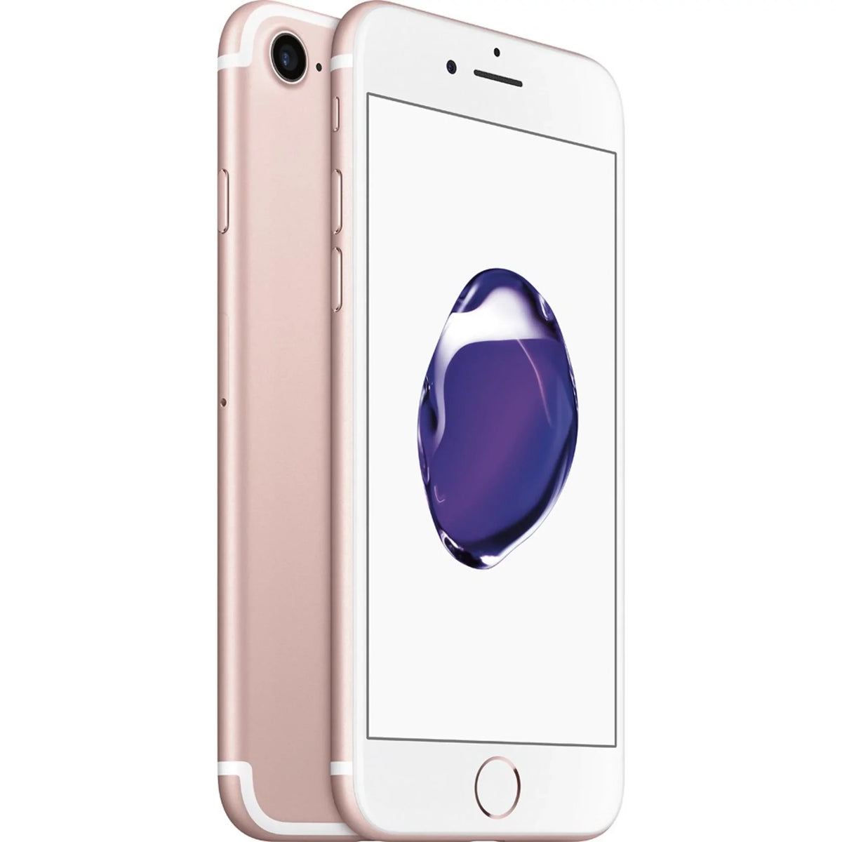 iPhone Restored GSM Unlocked (: Fair) Gold Smartphone Rose 12MP Quad-Core 4G Apple 128GB LTE - Camera (Refurbished) 7 w/