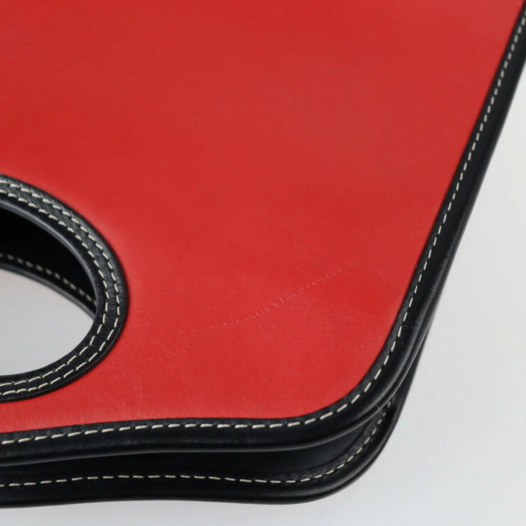 Pre-Owned 2WAY nylon check fittings BURBERRY black mini multicolor gold red bag canvas Burberry (Good) pocket metal leather shoulder pattern handbag