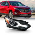 DRL Chevy 19 Headlight 2020 Equinox AKKON Passenger 2021 18 Chrome Headlamp - Right Type] 2018 2019 Fits LED 20 Side [HID/Xenon