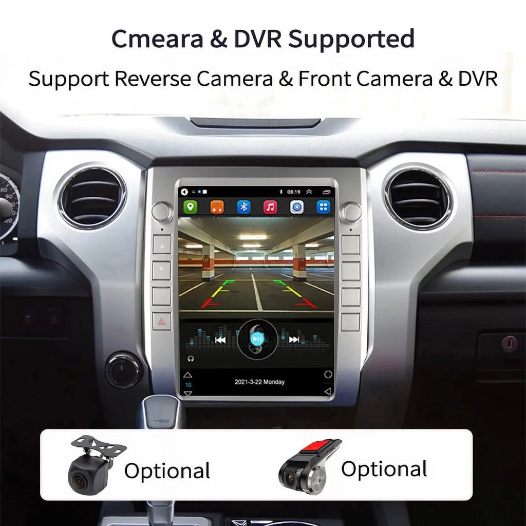 For Auto Android Tundra 2014-2020 , , Player Carplay Car Multimedia Head Toyota 4GB+64GB Radio Stereo Inch Car Built-in Unit Android 12.1