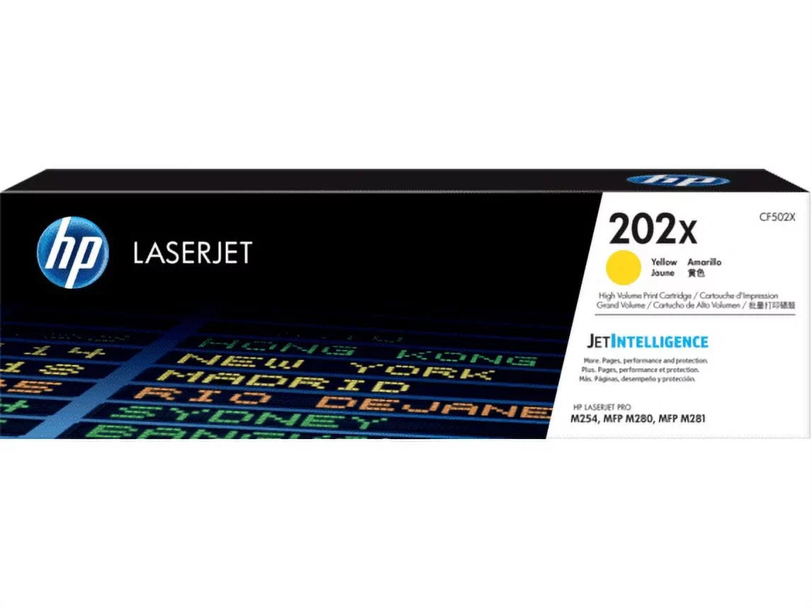 202X Yellow (CF502X) Yield HP Toner High Cartridge,