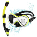 Swimming Ideal Kids' Goggles Water Snorkelers for Tube Resistant - with Excursions Snorkel Kids Fog - Apexeon for Set Professional Goggles