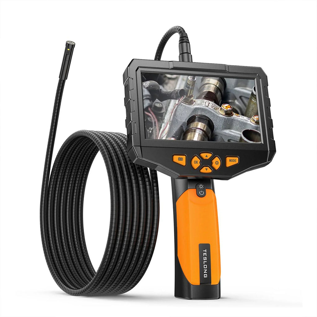 Inspection with Endoscope Screen In Camera Household Teslong Lens 5 & Dual