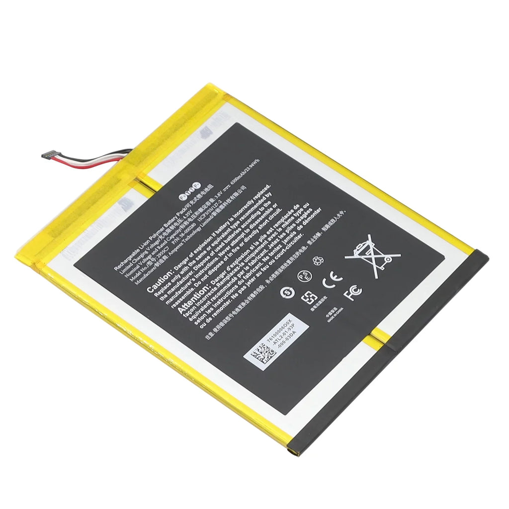 9th Release Battery A2110 2019 For Tool 2955C7/26S1015 HD 10 Gen Replacement Fire M2V3R5 Amazon