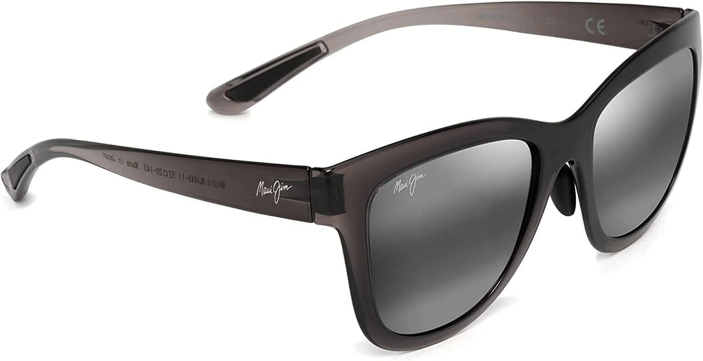Translucent Jim Medium Classic Women's Grey, Maui Grey/Neutral Polarized Anuenue Sunglasses,