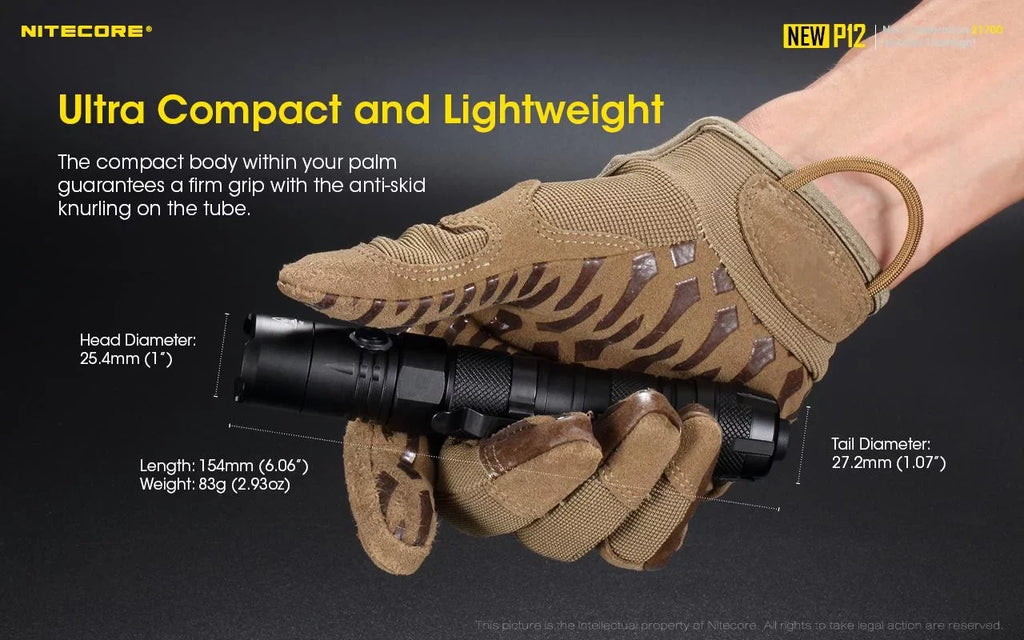 with Tactical - Nitecore TUP Light LED Lumens Pocket NL2140 Value Intelligent 1200 Battery 21700 Nitecore Flashlight Rechargeable Bundle: NEW and P12 1x 4000mAh