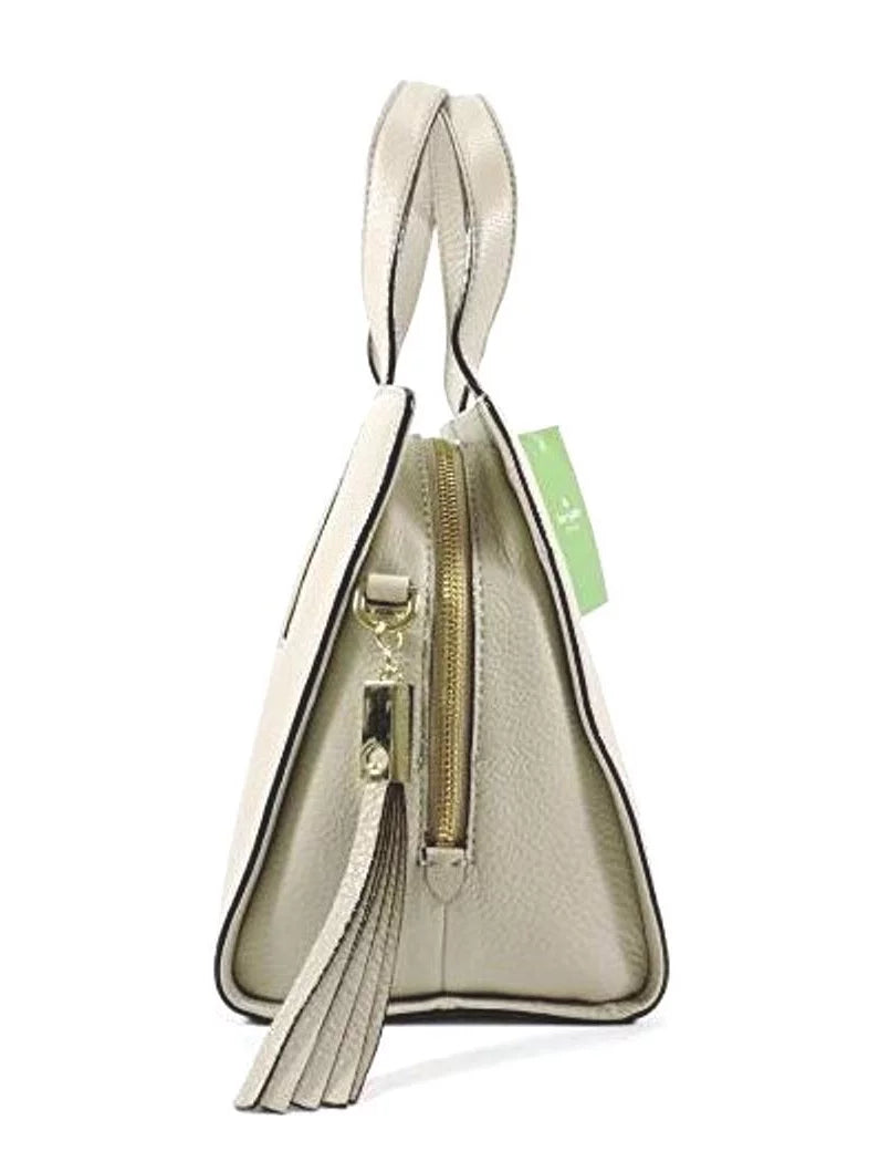 $355.00 Kate New Street York Magnolia Dominique Spade Satchel Grey Bag,