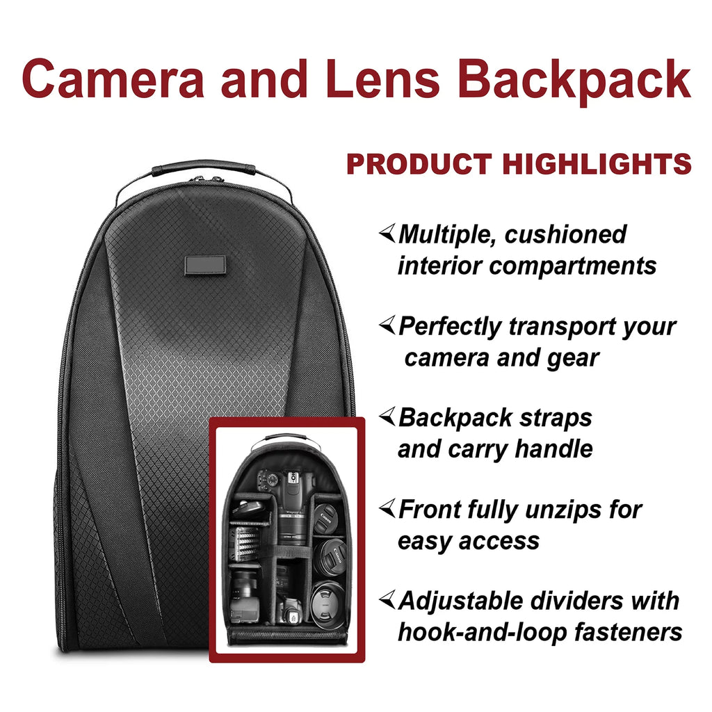 18-55mm with Tripod, 64GB Backpack 4000D EOS SanDisk Memory, T100 Bundle and Canon Camera Lens, / Rebel DSLR ZeeTech