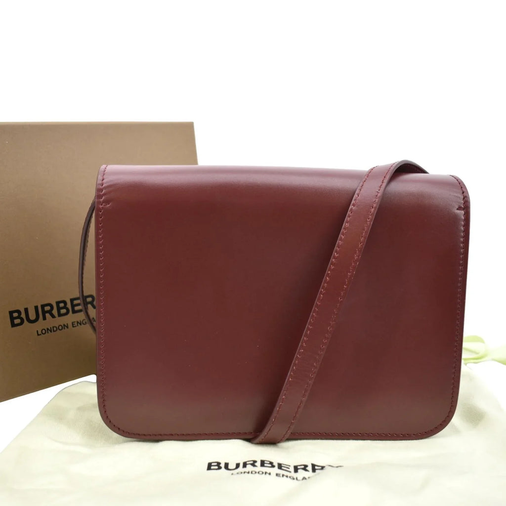 Shoulder Red Bag Leather BURBERRY Lola Tb Pre-owned