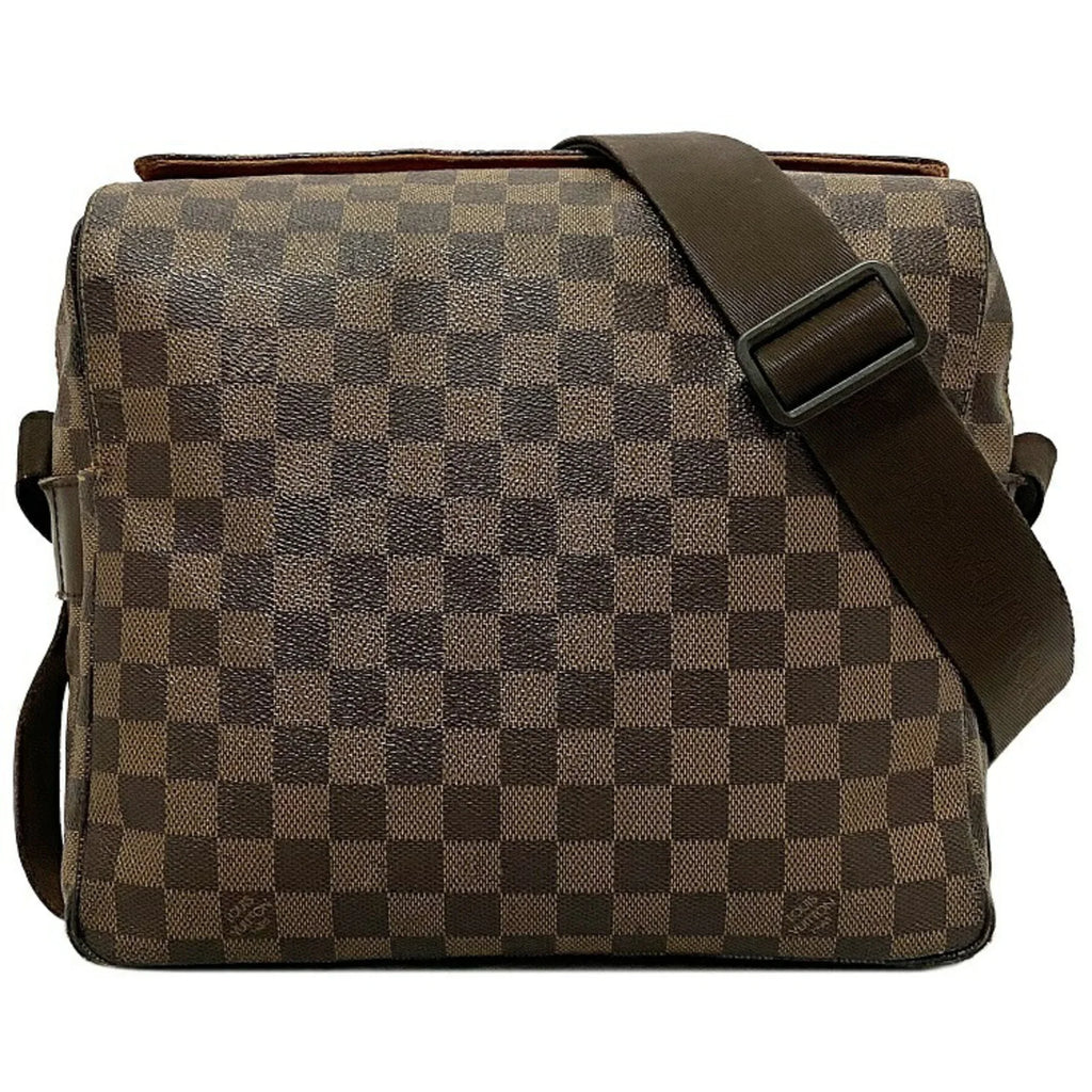Pre-Owned Damier (Good) Vuitton Louis SR0055 Brown VUITTON Ebene Shoulder Bag N45255 LOUIS Naviglio