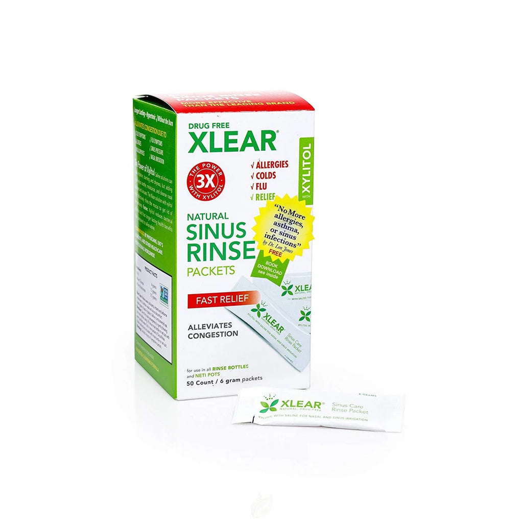 packets) 50 Neti Sinus 6 Refill Solution Ct (2 g Xlear (NetiXlear Pack)