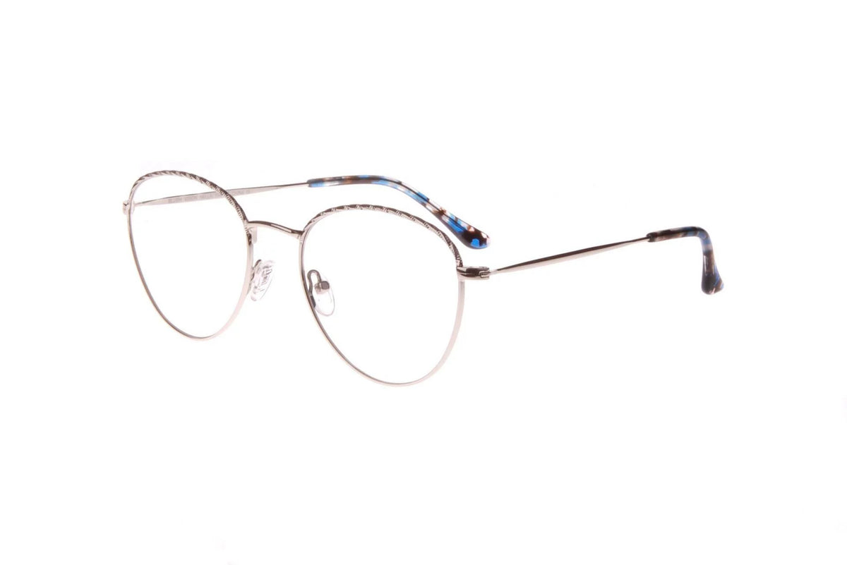 New 52mm Eyeglasses BLUSH Inspired with Designer NELLA Case Silver
