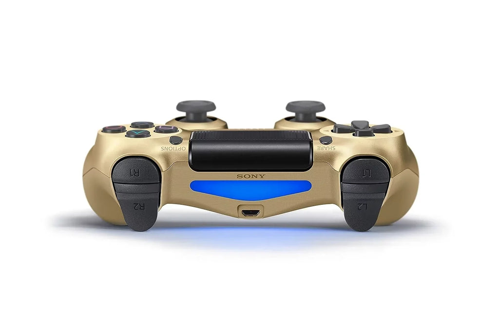 AXTION Like Gold PlayStation with BOLT Wireless Controller Earbuds Bundle 4 New DualShock 2