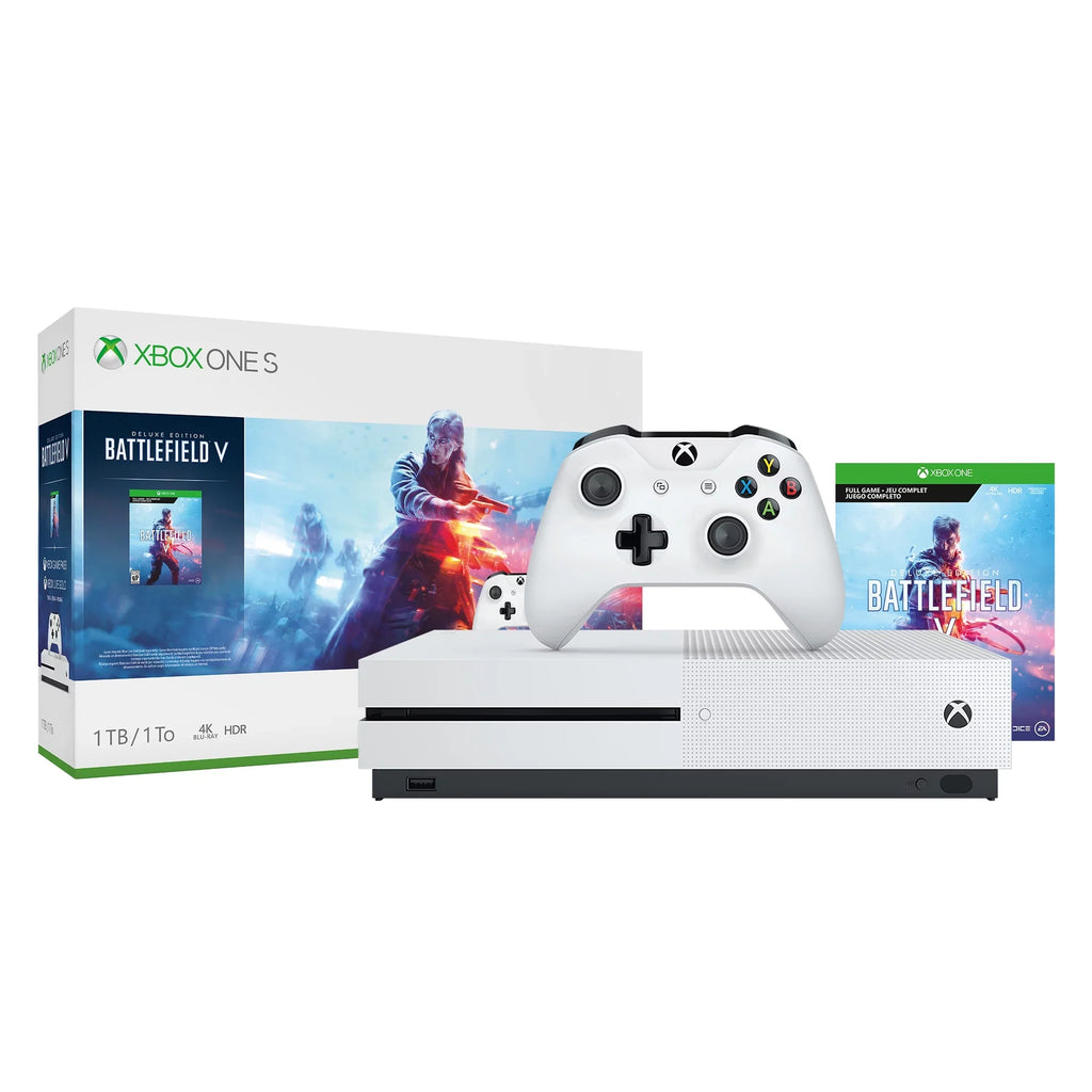 234-00679 Bundle, Battlefield One Xbox White, 1TB V Microsoft S